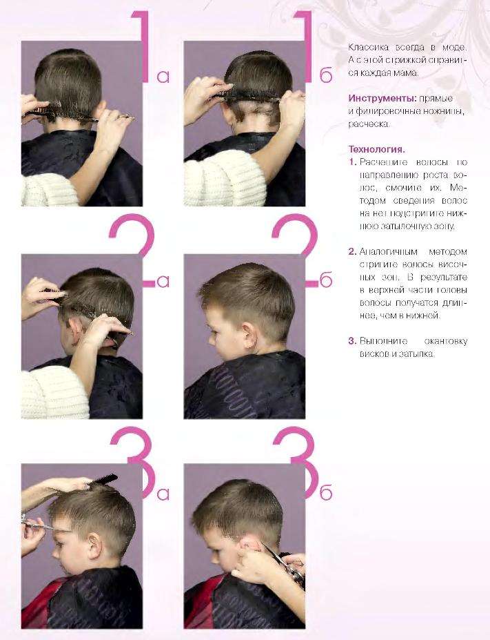 Как подстричь волосы в домашних условиях мальчику машинкой пошагово с фото